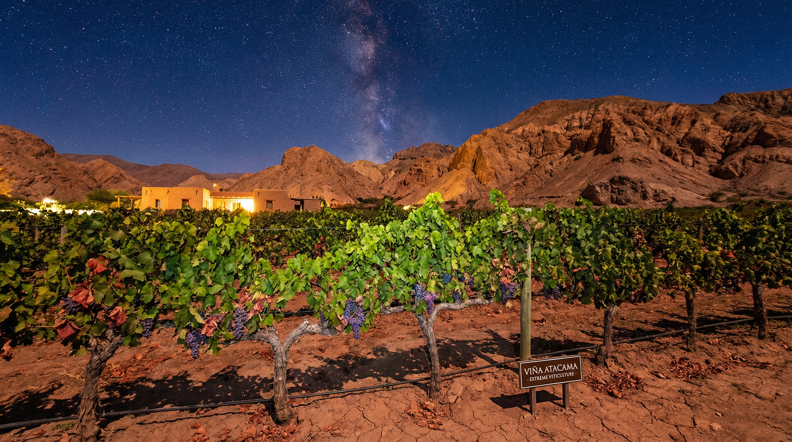 Colchagua Valley vineyards in Chile