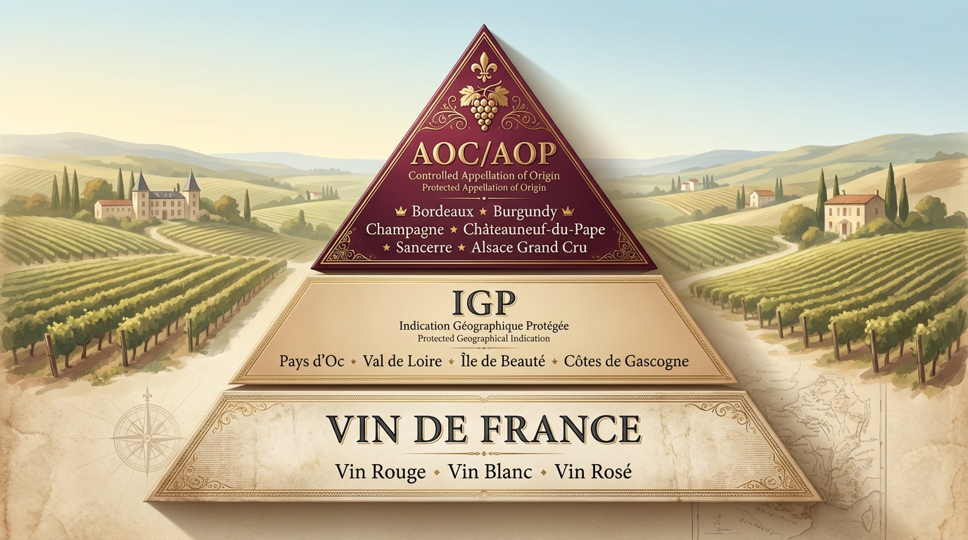 French wine classification pyramid