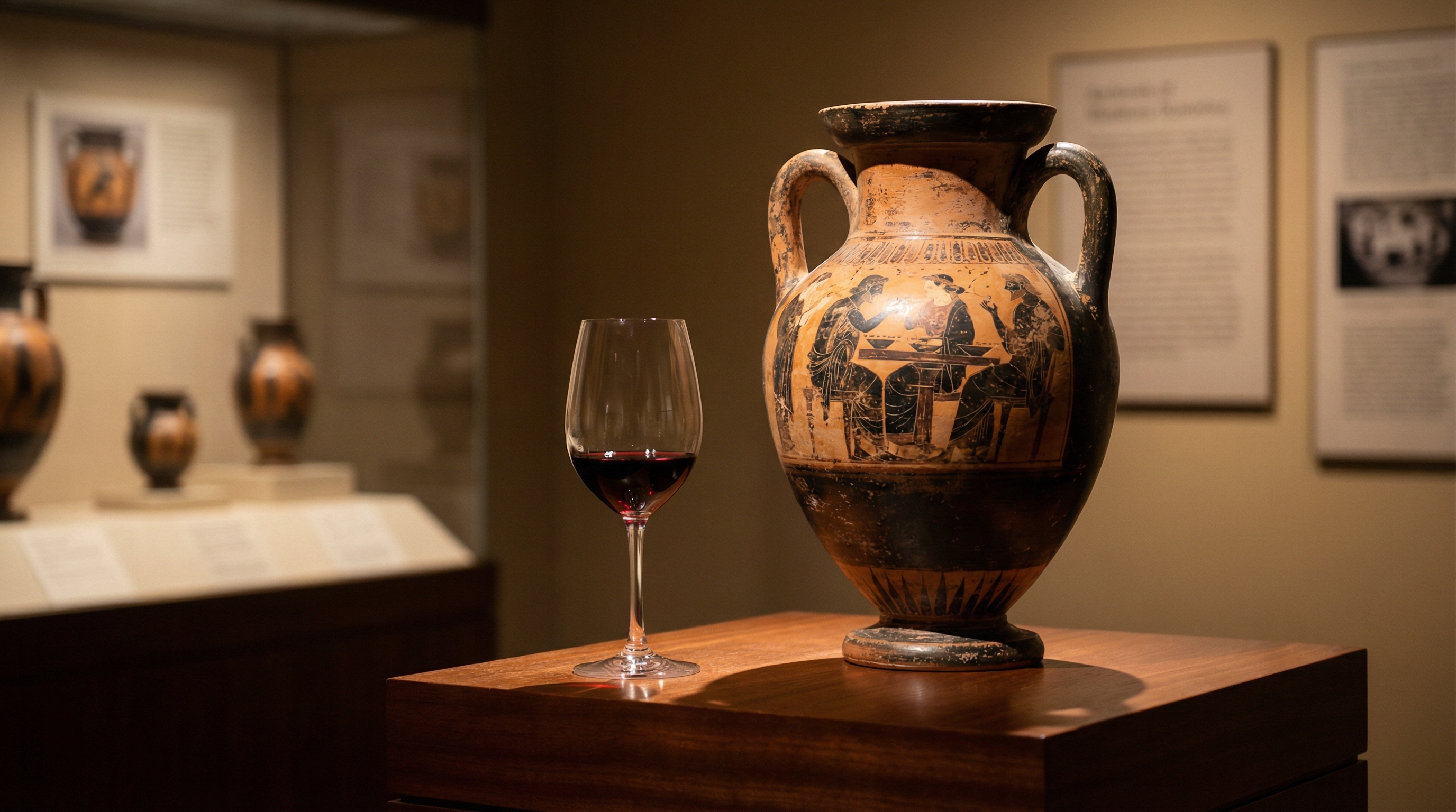 Northern Greece vineyard with Xinomavro vines